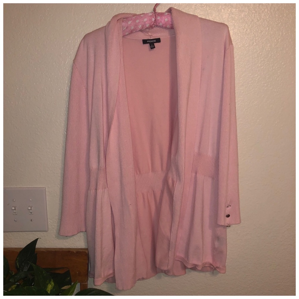 Pink open Cardigan size Xl